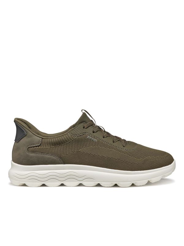 SNEAKERS SPHERICA PLUS GEOX UOMO VERDE MILITARE