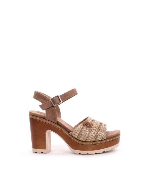 SANDALO ALTO CON CINTURINO REFRESH DA DONNA TAUPE