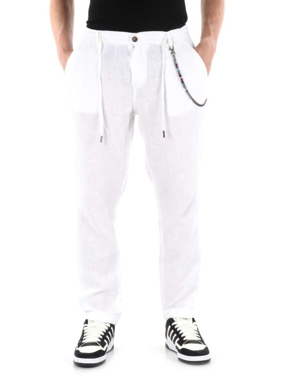 PANTALACCIO NAVONA FB UOMO BIANCO