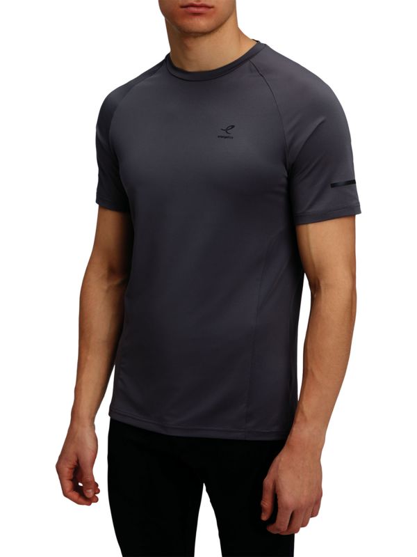 T-SHIRT RUNNING ELLAZOR ENERGETICS DA UOMO ANTRACITE