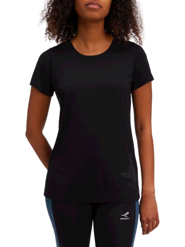 T-SHIRT OGERDINA ENERGETICS DA DONNA NERO