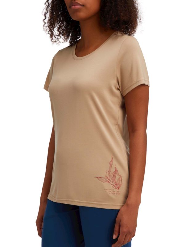T-SHIRT OGERDINA ENERGETICS DA DONNA BEIGE