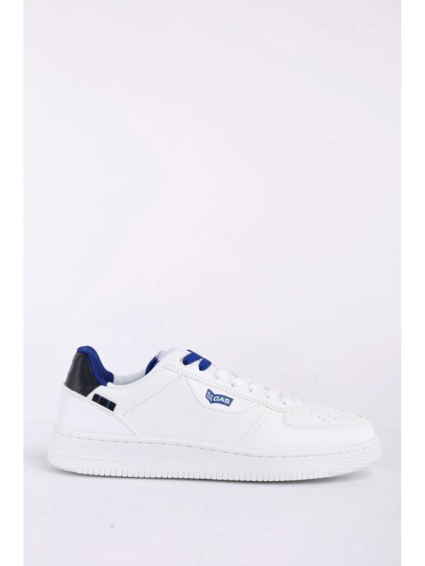 SNEAKERS GAS UOMO BIANCO-BLU