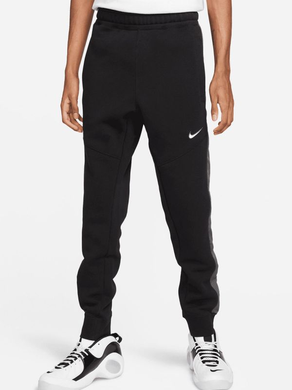 NIKE PANTALONE FLC - NERO