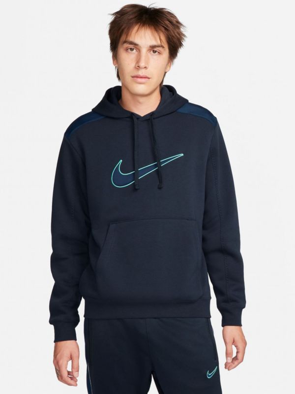 NIKE NSW SP FLC HOOD - BLU