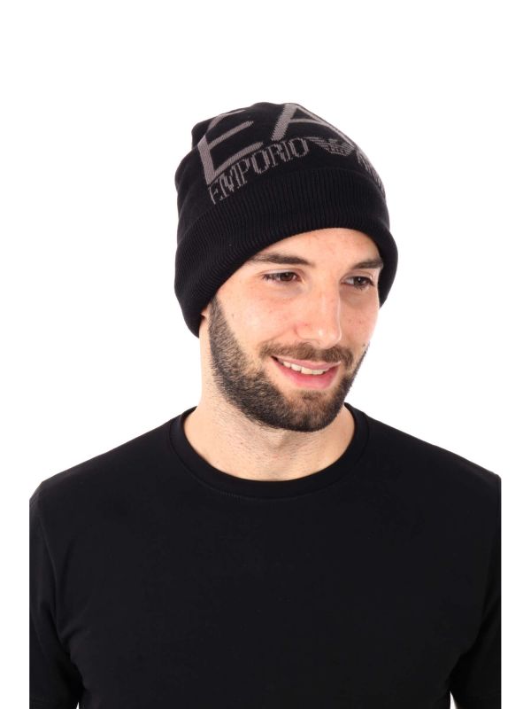 CAPPELLO CON MAXI LOGO CALVIN KLEIN JEANS UOMO NERO