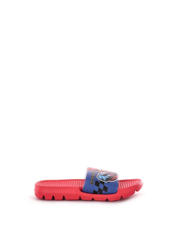 CIABATTA SPIDERMAN LEOMIL BAMBINO BLU-ROSSO