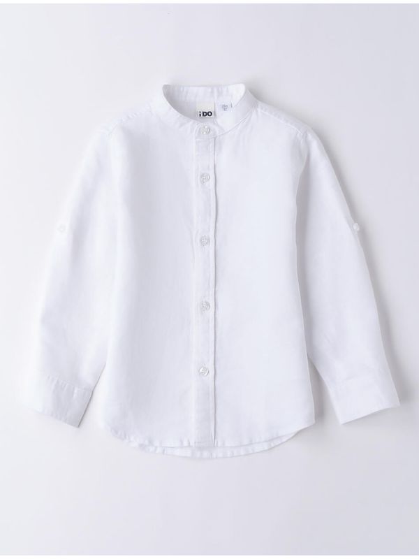 IDO CAMICIA LINO - BIANCO