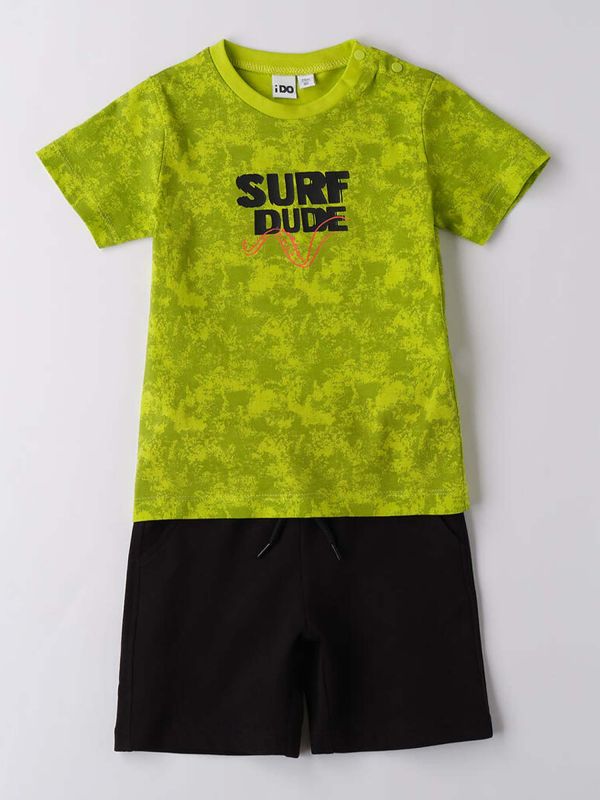T-SHIRT CON BERMUDA IDO BAMBINO LIME
