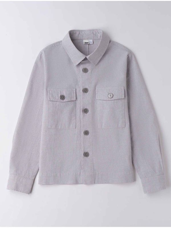 IDO CAMICIA ML - GRIGIO
