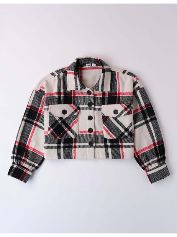 CAMICIA A QUADRI IDO RAGAZZA GRIGIO
