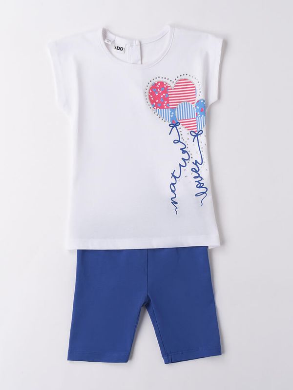 IDO BTS T-SHIRT+SHOR - BIANCO-BLU