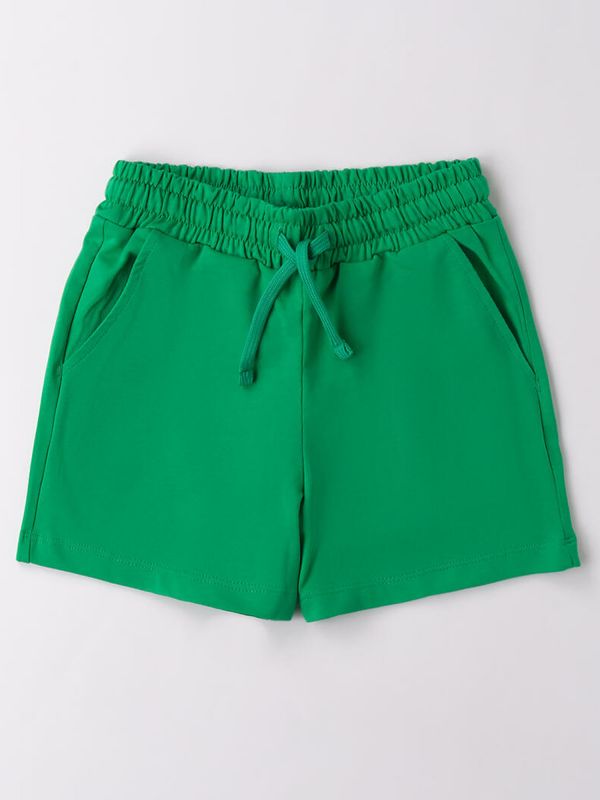 SHORT IN COTONE IDO RAGAZZA VERDE