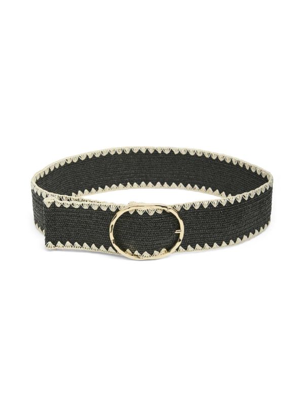 CINTURA  LYDIA INTRECCIATA PIECES DONNA NERO