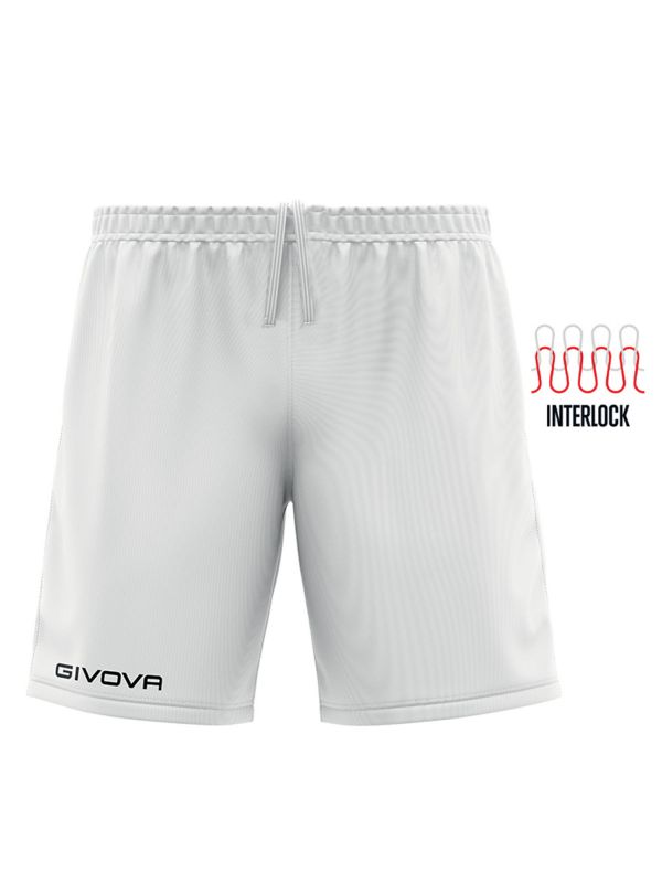 SHORT CAPO INTERLOCK GIVOVA UOMO BIANCO SHORT CAPO INTERLOCK GIVOVA UOMO BIANCO