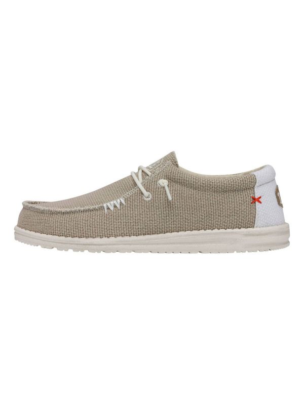 SLIP ON WALLY BRAIDED HEY DUDE  UOMO PANNA