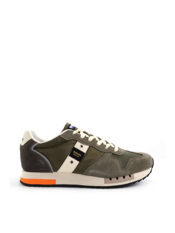SNEAKERS QUEENS BLAUER UOMO VERDE MILITARE