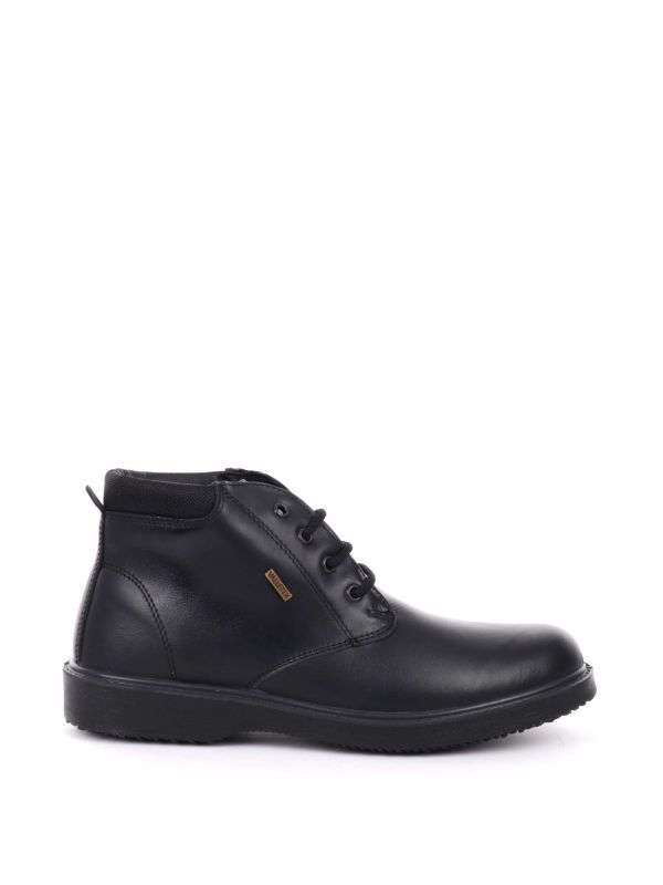 POLACCHINO IN PELLE VALLEVERDE UOMO NERO