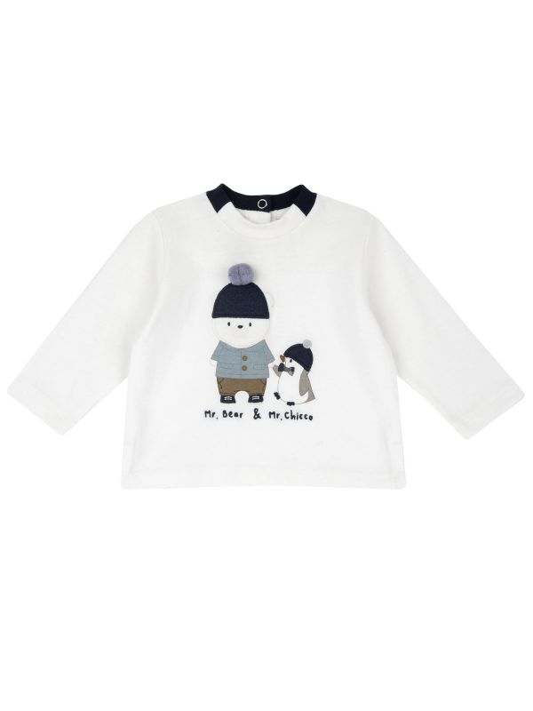 CHICCO T-SHIRT ML - BIANCO