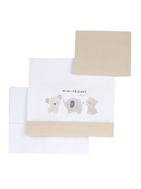 CHICCO SET 3 LENZUOL - BIANCO CHICCO SET 3 LENZUOL - BIANCO