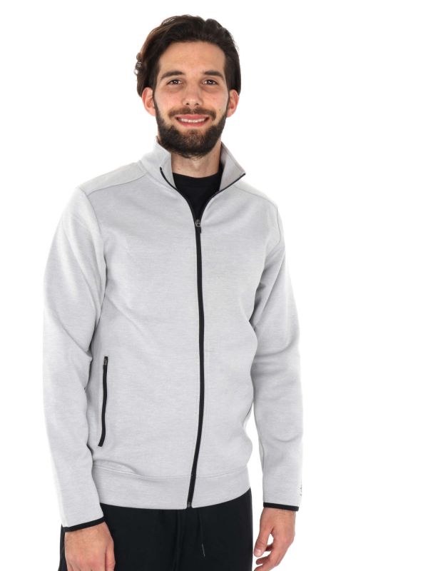 FELPA CON ZIP ENERGETICS CARTER UOMO GRIGIO