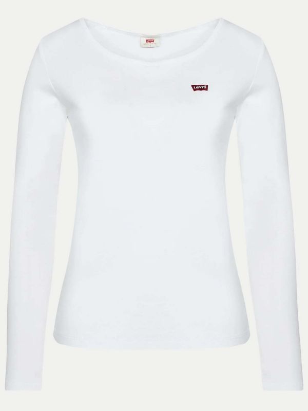 T-SHIRT MANICA LUNGA LEVI'S DONNA BIANCO