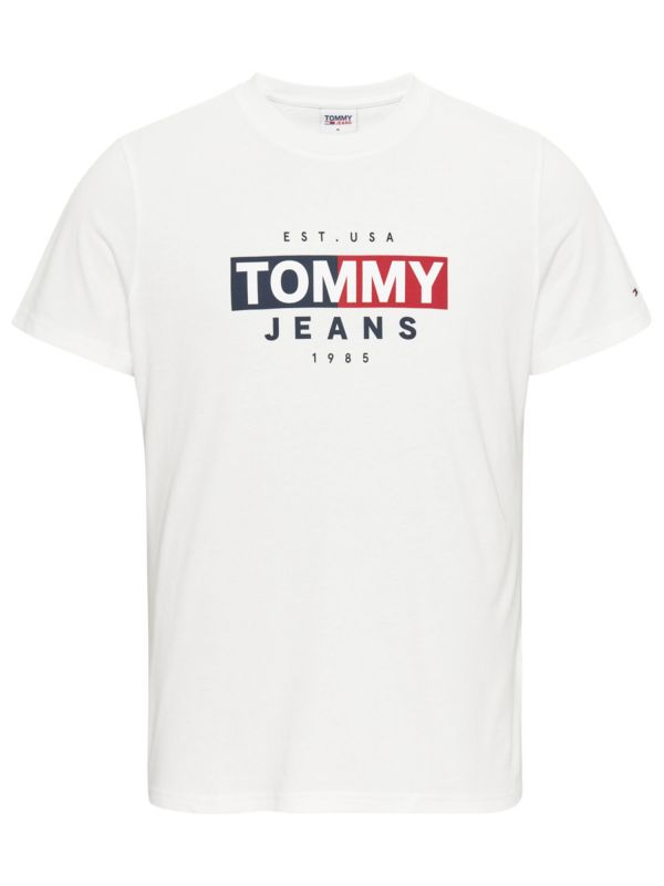TOMMY H. FLAG TEE - BIANCO