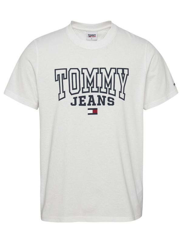 T SHIRT CON GRAFICA DA RAGAZZO TOMMY JEANS BIANCO DM0DM16831 YBR Online a Meca Moda Dress Shoes