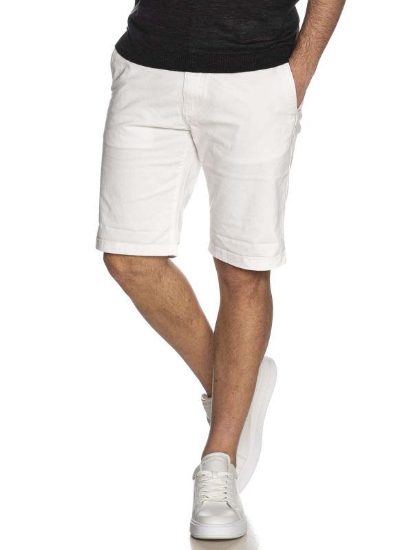 BERMUDA SCANTON SHORT TOMMY HILFIGER DA UOMO BIANCO