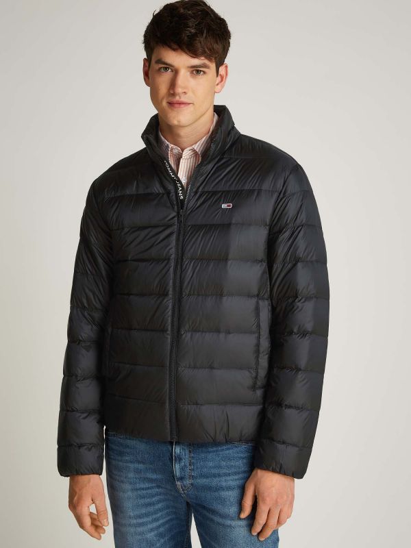 GIUBBINO LEGGERO IDROREPELLENTE TOMMY HILFIGER DA UOMO NERO