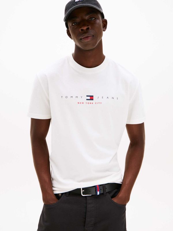 TOMMY H. REG FLAG - BIANCO