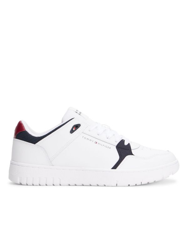SNEAKERS BASKET CORE TOMMY JEANS UOMO BIANCO-BLU