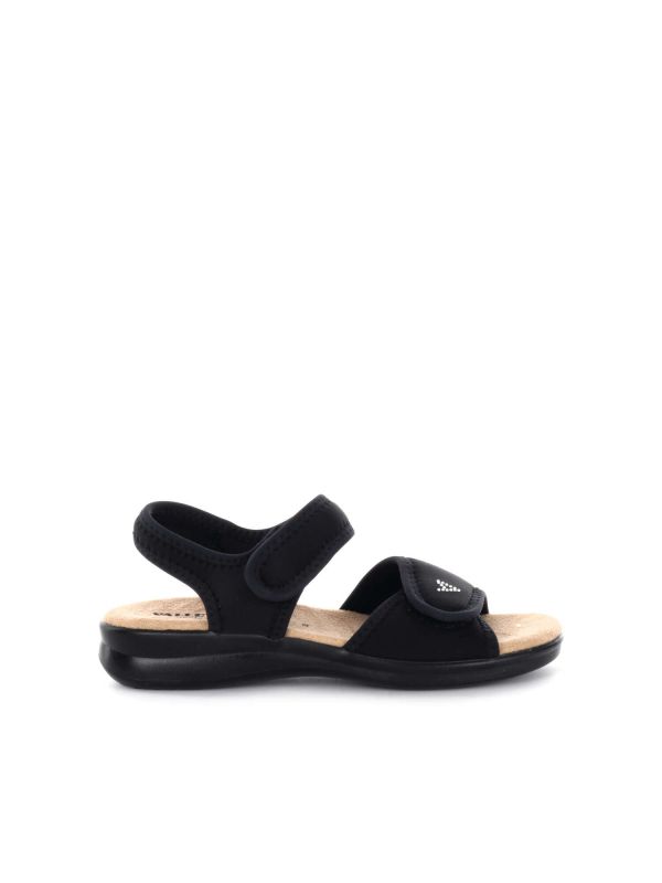 SANDALO CON STRAP VALLEVERDE DONNA NERO