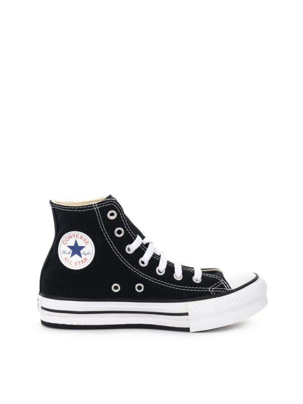 SNEAKERS PLATFORM CHUCK TAYLOR CONVERSE UNISEX JUNIOR NERO