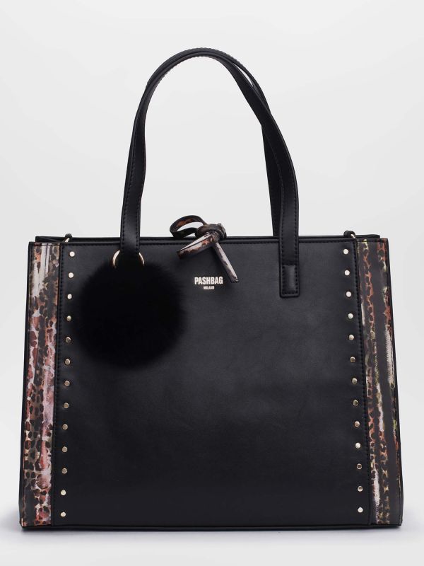 SHOPPING BAG PASHBAG DONNA NERO