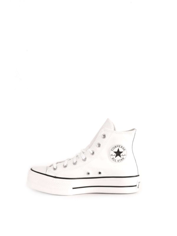 CONVERSE LIFT LEATHE - BIANCO