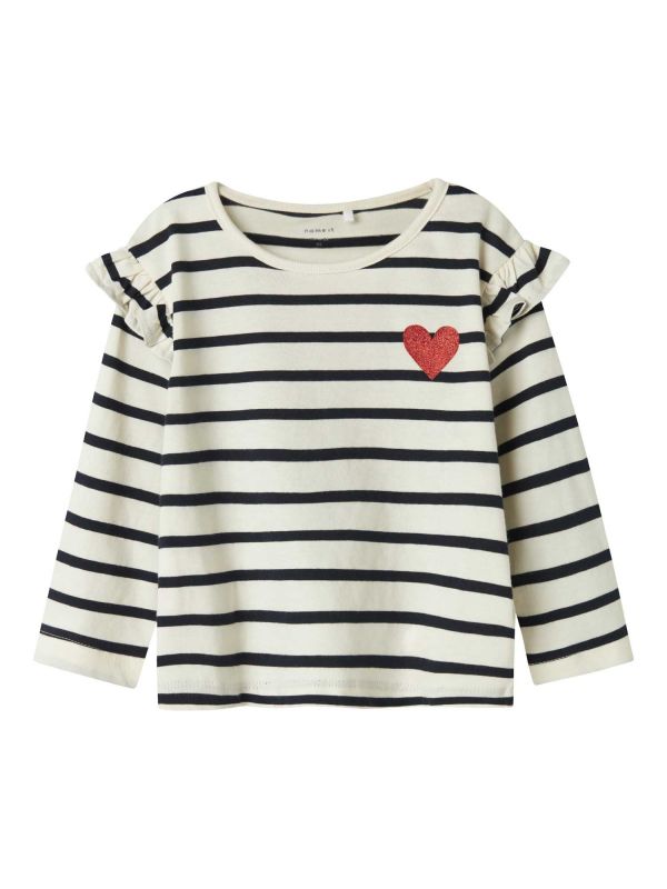 NAME IT TOVELINA LS - BIANCO-BLU