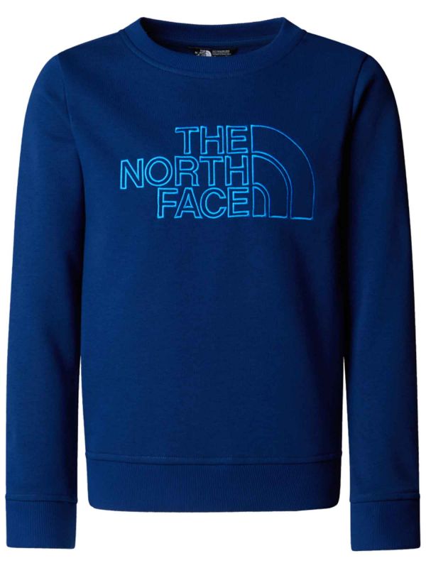 FELPA DREW PEAK CREW THE NORTH FACE BAMBINO BLU