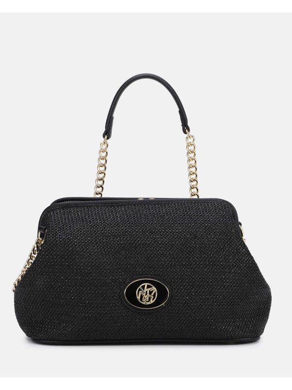  BORSA CLUTCH Y-NOT? DA DONNA NERO