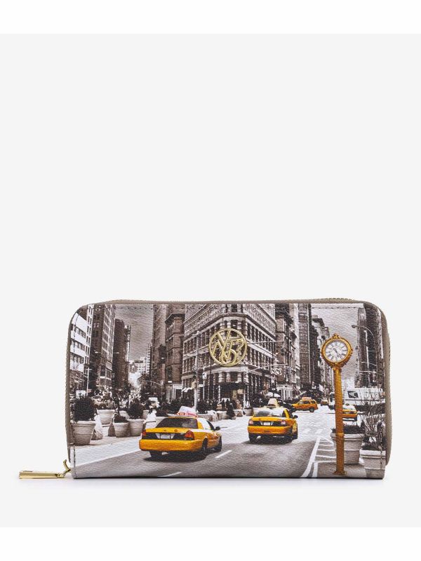 PORTAFOGLIO CON ZIP Y-NOT DONNA NEW YORK