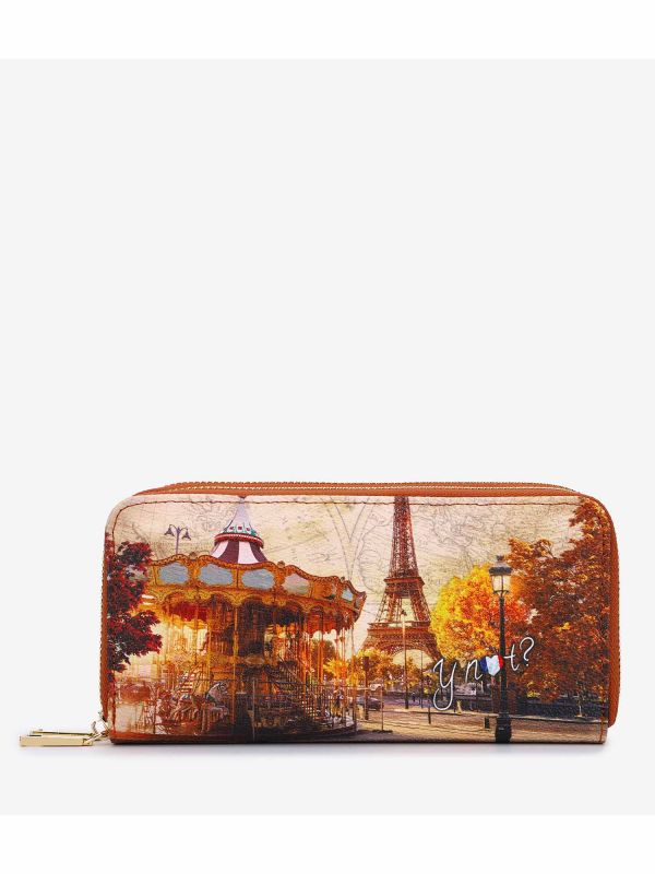PORTAFOGLI CON DOPPIA CERNIERA Y-NOT DA DONNA PARIS