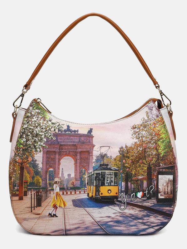 BORSA HOBO BAG Y-NOT? DA DONNA MILANO