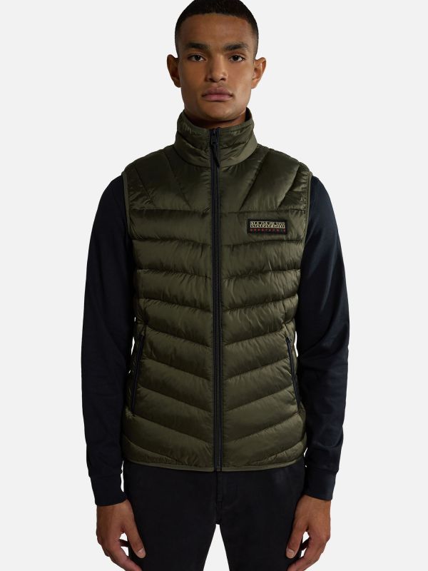 GILET IMBOTTITO NAPAPIJRI AERONS - VERDE MILITARE