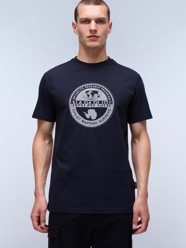 T-SHIRT BOLLO NAPAPIJRI UOMO BLU