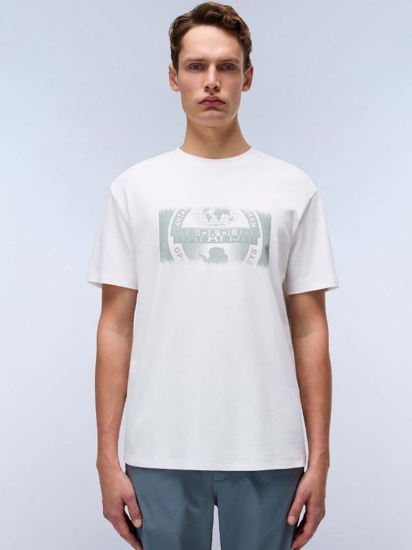 T-SHIRT S-VANNI NAPAPIJRI DA UOMO BIANCO