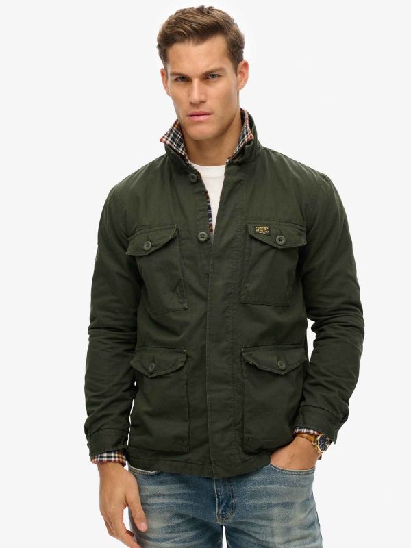 SUPERDRY MILITARY FI - OLIVA