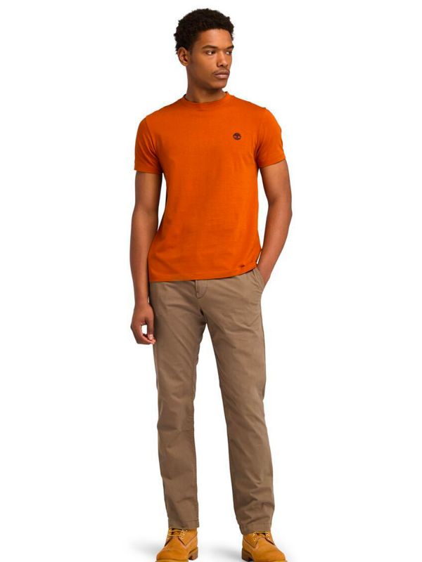 T shirt uomo arancione deals