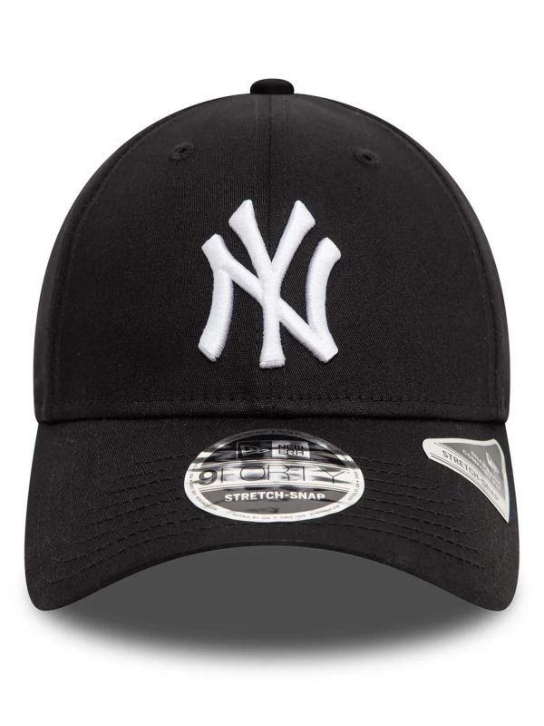 CAPPELLO CON VISIERA NEW ERA UNISEX NERO-BIANCO