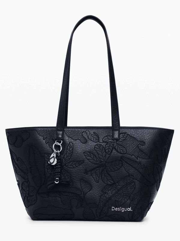 BORSA SHOPPER DESIGUAL DA DONNA NERO