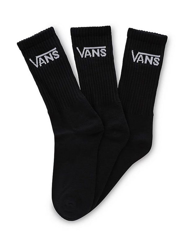 VANS BASIC 3PK CREW - NERO